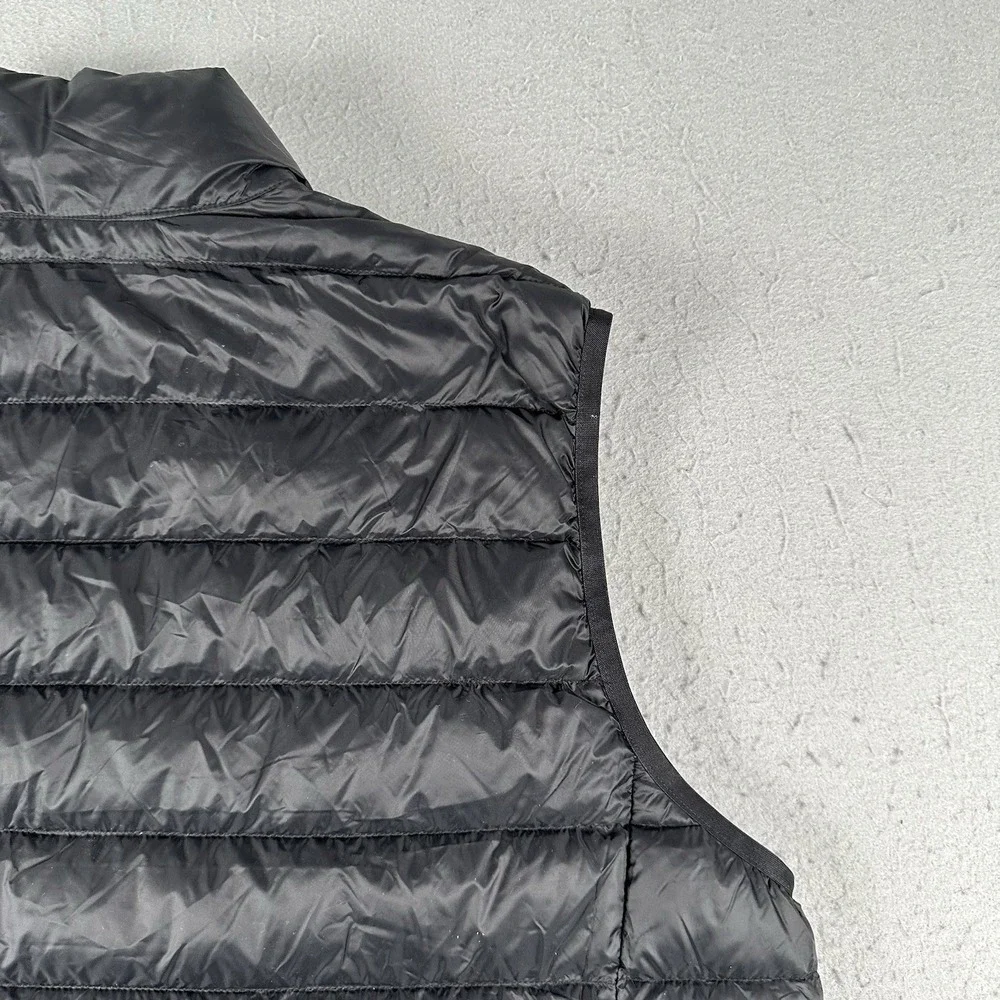 Eddie Bauer Down 650 Vest Men's XL Black Puffer Full Zip‎ Insulated Cirruslite